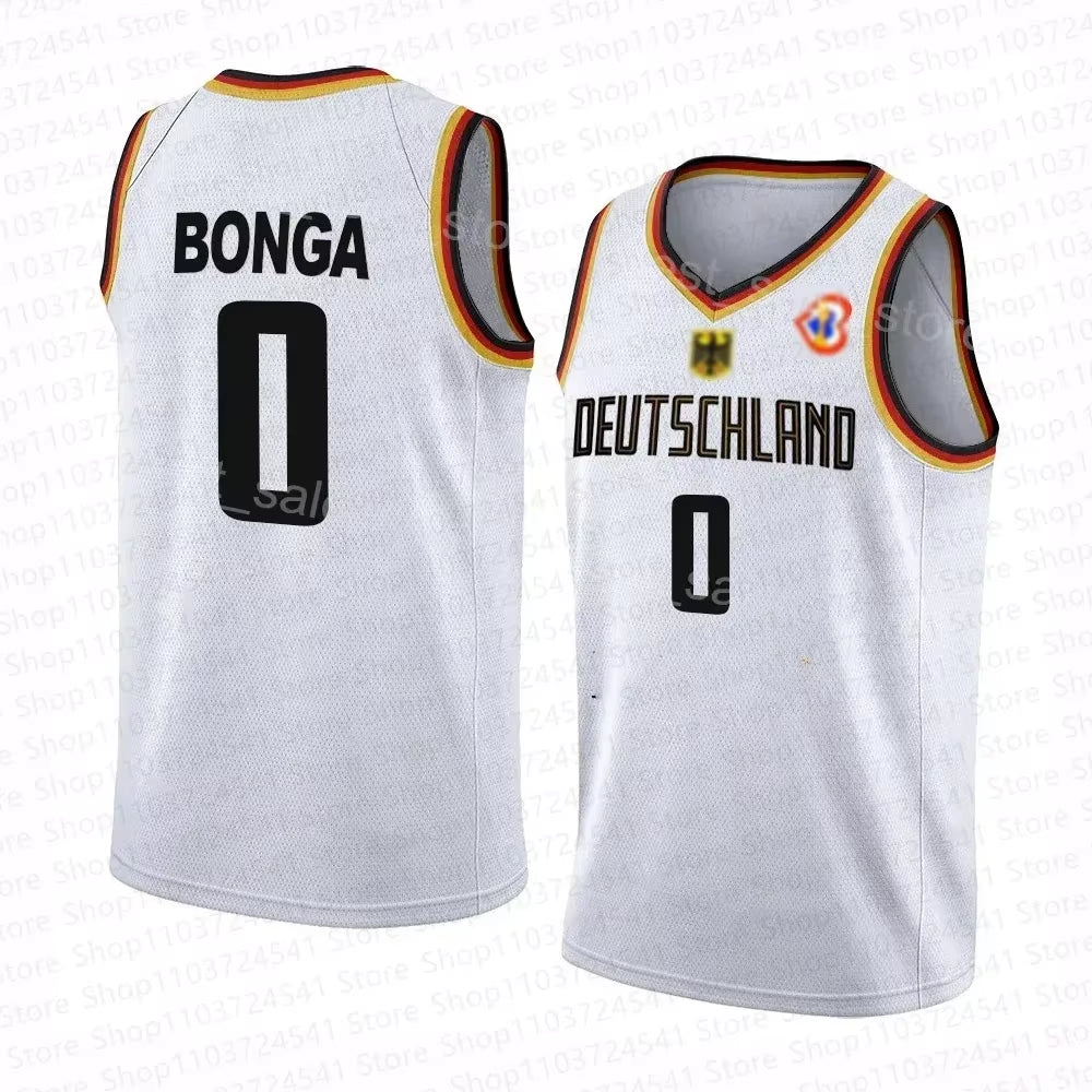 2024 Germany Basketball Jersey Germany Basketball Jersey Mens/Boys Sleeveless Sports Jersey Tshirt Special Basketball Jersey Set