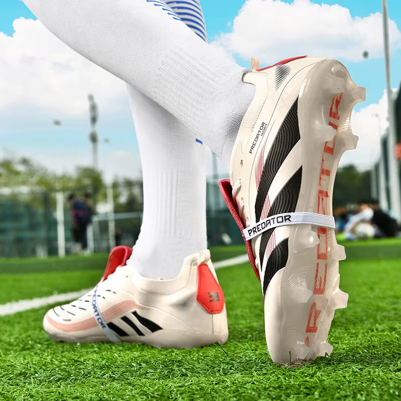 TF/FG Soccer Shoes for Men Top Quality Professional Fast Society Cleats Ultralight Football Field Boots Unisex Football Shoes